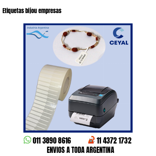 Etiquetas bijou empresas