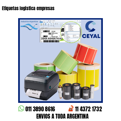 Etiquetas logistica empresas