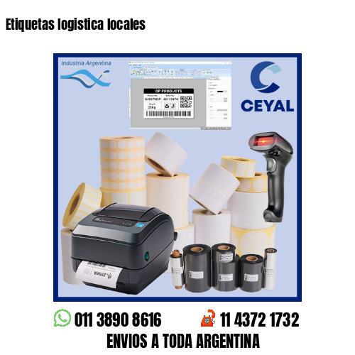 Etiquetas logistica locales