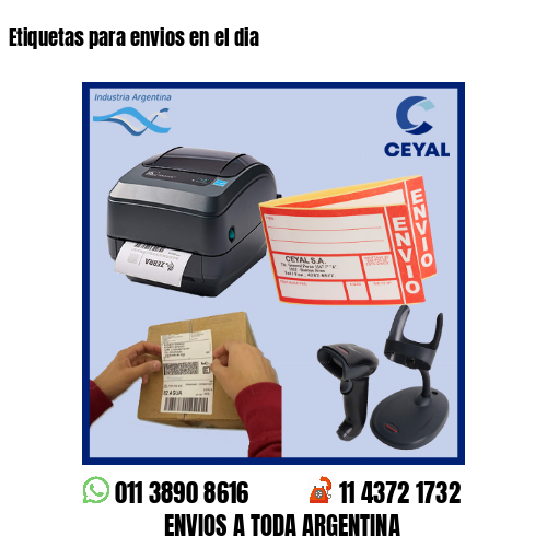 Etiquetas para envios en el dia