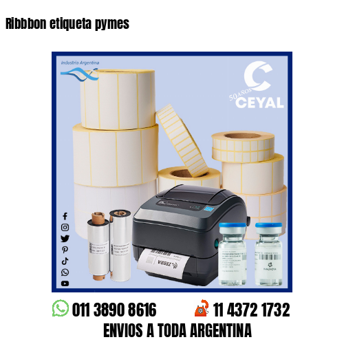Ribbbon etiqueta pymes