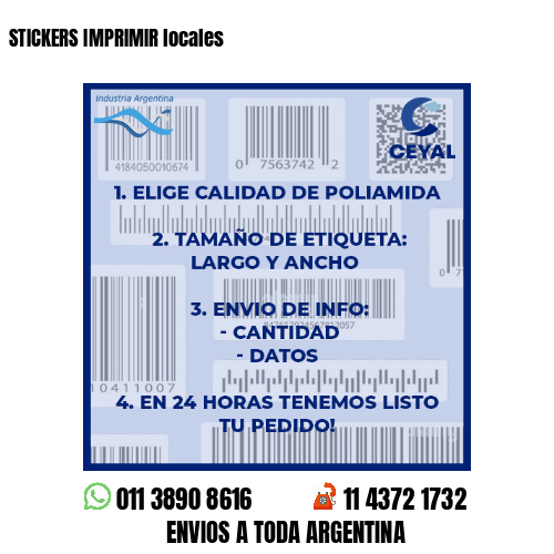 STICKERS IMPRIMIR locales