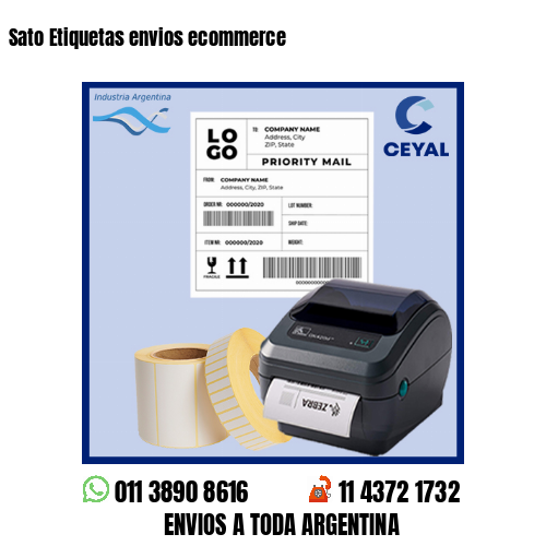 Sato Etiquetas envios ecommerce