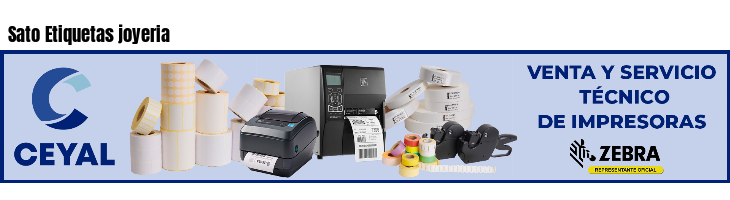 Sato Etiquetas joyeria