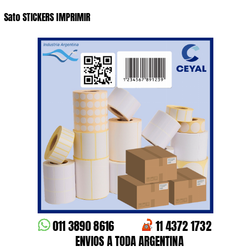Sato STICKERS IMPRIMIR