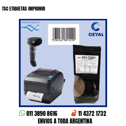 TSC ETIQUETAS IMPRIMIR
