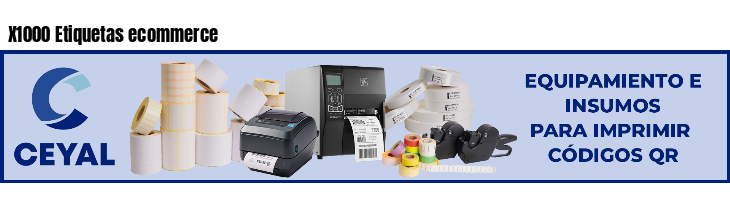 X1000 Etiquetas ecommerce
