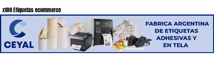 x100 Etiquetas ecommerce