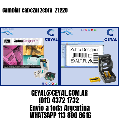 Cambiar cabezal zebra  ZT220