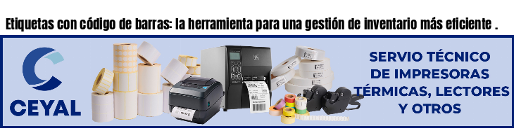 Etiquetas con código de barras: la herramienta para una gestión de inventario más eficiente .