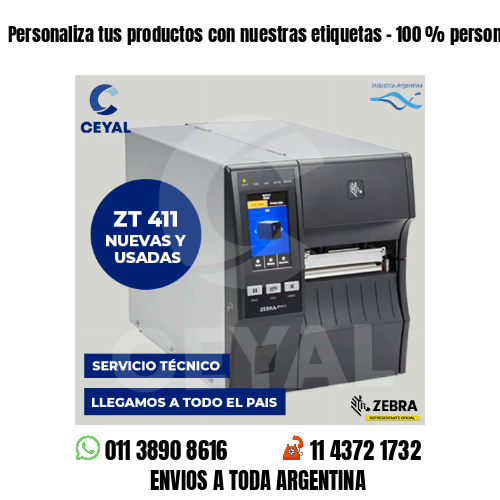 Personaliza tus productos con nuestras etiquetas – 100 % personalizadas