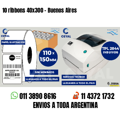 10 ribbons 40x300 - Buenos Aires