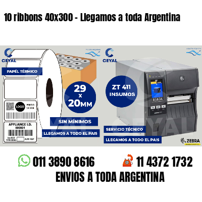 10 ribbons 40x300 - Llegamos a toda Argentina