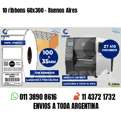 10 ribbons 60x300 - Buenos Aires