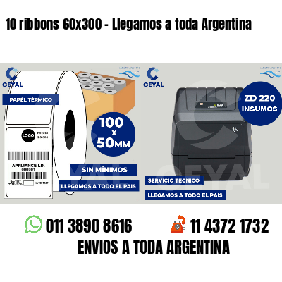 10 ribbons 60x300 - Llegamos a toda Argentina