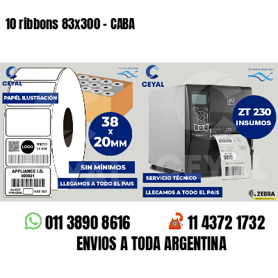10 ribbons 83x300 - CABA