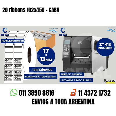 20 ribbons 102x450 - CABA