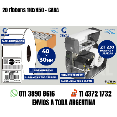 20 ribbons 110x450 - CABA