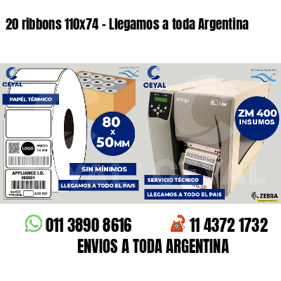 20 ribbons 110x74 - Llegamos a toda Argentina