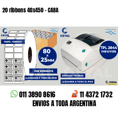 20 ribbons 40x450 - CABA