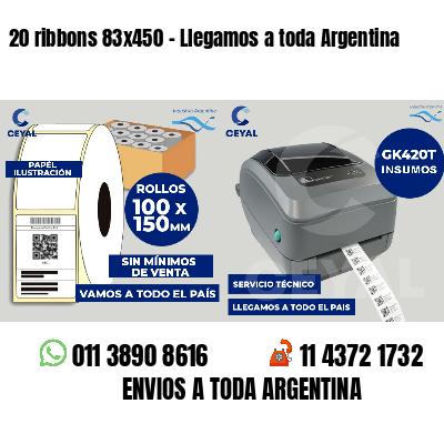 20 ribbons 83x450 - Llegamos a toda Argentina