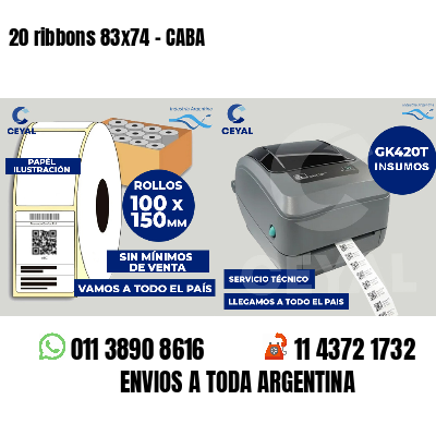 20 ribbons 83x74 - CABA