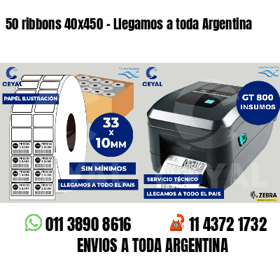 50 ribbons 40x450 - Llegamos a toda Argentina