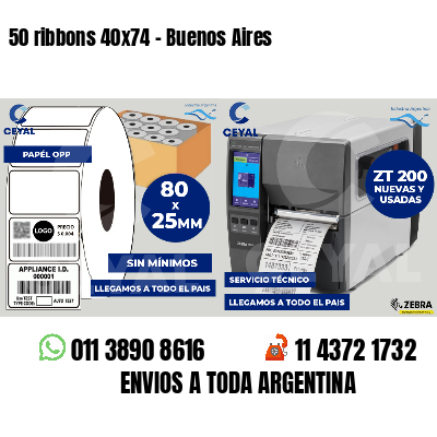 50 ribbons 40x74 - Buenos Aires