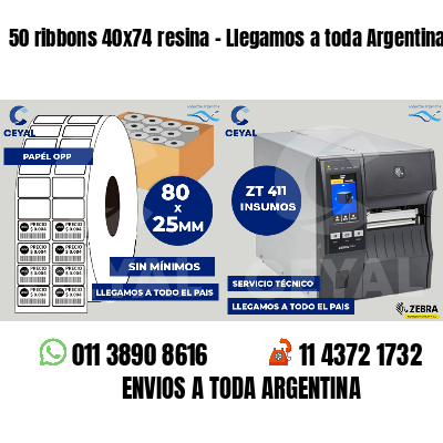 50 ribbons 40x74 resina - Llegamos a toda Argentina