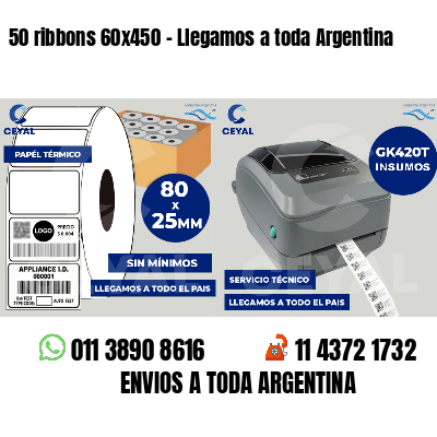 50 ribbons 60x450 - Llegamos a toda Argentina
