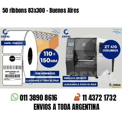 50 ribbons 83x300 - Buenos Aires
