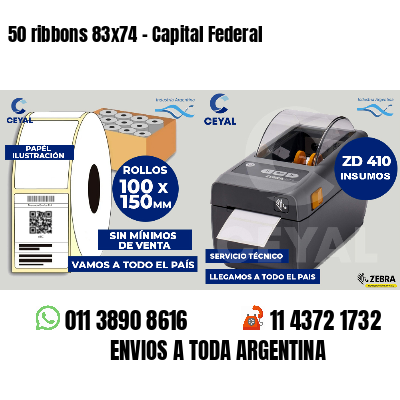 50 ribbons 83x74 - Capital Federal