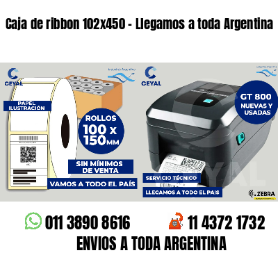 Caja de ribbon 102x450 - Llegamos a toda Argentina