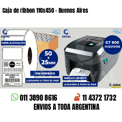 Caja de ribbon 110x450 - Buenos Aires