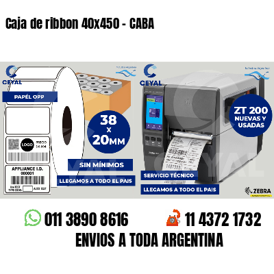 Caja de ribbon 40x450 - CABA