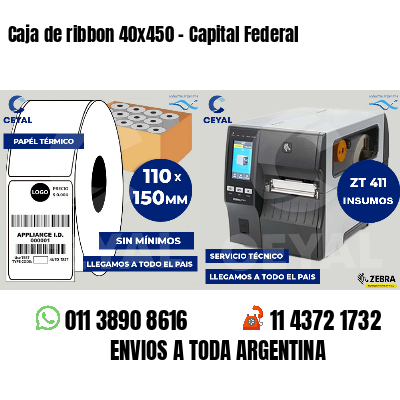 Caja de ribbon 40x450 - Capital Federal