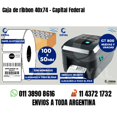 Caja de ribbon 40x74 - Capital Federal