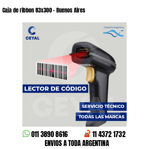 Caja de ribbon 83x300 - Buenos Aires
