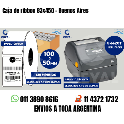 Caja de ribbon 83x450 - Buenos Aires