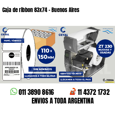 Caja de ribbon 83x74 - Buenos Aires