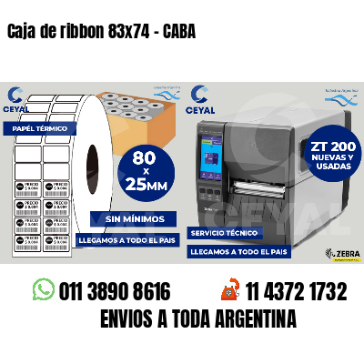 Caja de ribbon 83x74 - CABA