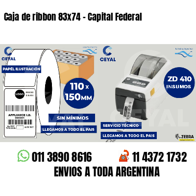 Caja de ribbon 83x74 - Capital Federal