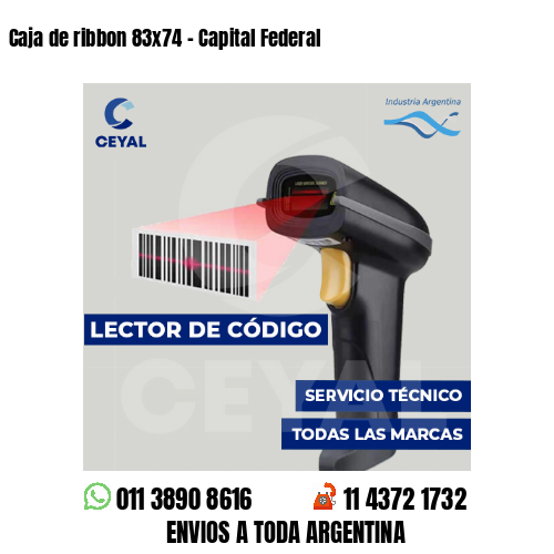 Caja de ribbon 83x74 - Capital Federal