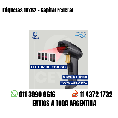 Etiquetas 10x62 - Capital Federal