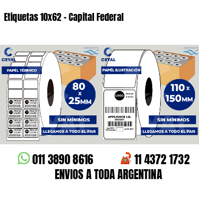 Etiquetas 10×62 – Capital Federal