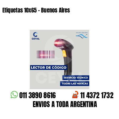 Etiquetas 10x65 - Buenos Aires