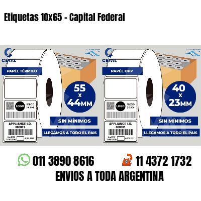 Etiquetas 10×65 – Capital Federal