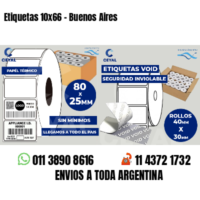 Etiquetas 10×66 – Buenos Aires