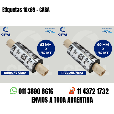 Etiquetas 10x69 - CABA