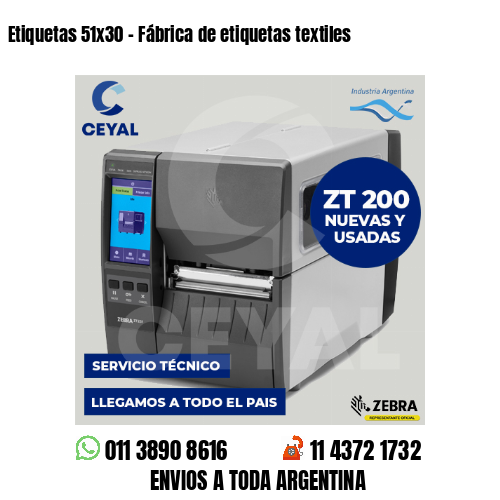 Etiquetas 51×30 – Fábrica de etiquetas textiles